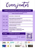 Crecer Juntos. 1er Aniversario de la asociación adolescere