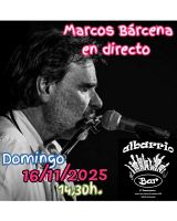Marcos Bárcena en directo